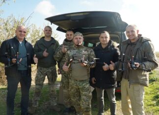 Общество Николаева передало дроны защитникам на Херсонском направлении