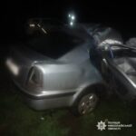 17-летний водитель без удостоверения врезался в столб: на Вознесенщине пострадал 20-летний пассажир, — ФОТО