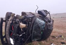 В Николаевской области перевернулся BMW: пострадали водитель и пассажирка, — ФОТО