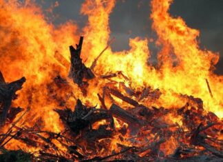 Три пожара в сутки: в Николаевской области горели здание, авто и мусор