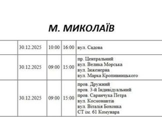 Сотни адресов без электроэнергии до вечера: где в Николаеве света не будет, — ФОТО