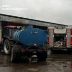 В Николаевской области огонь охватил склад магазина площадью 200 квадратов, – ФОТО