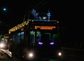 Колядки на колесах: завтра в Николаеве будет курсировать «Праздничный троллейбус»