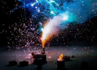 В Николаевской области запустили фейерверк среди ночи: теперь их ищет полиция