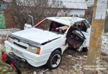 Роковая поездка: в Николаевской области водитель погибла после столкновения с электроопорой, — ФОТО