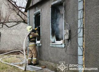 В Николаевской области из-за короткого замыкания возник пожар, в результате которого погиб мужчина