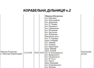 Сотни адресов без электроэнергии до вечера: где в Николаеве света не будет, — ФОТО