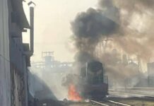 российский дрон ударил по железнодорожной инфраструктуре в Николаевской области, — ФОТО