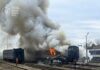 Обстрелы железной дороги в Николаевской области: пожары, сотни тонн выбросов и убытки уже более 300 тыс грн