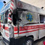 Семь атак за день: в Николаевской области дрон повредил автомобиль «скорой»