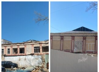 В центре Николаева спасли историческое здание Менкини, поврежденное ракетным ударом, — ФОТО