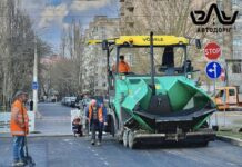 В центре Николаева продолжаются дорожные работы: движение частично ограничено