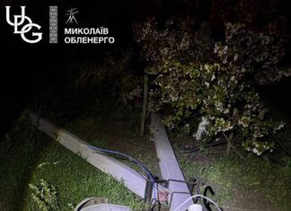 После непогоды в Николаевской области большинство аварий уже ликвидировали: энергетики работают круглосуточно, — ФОТО