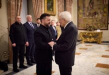 Зеленский провел встречу с президентом Италии Маттареллой в Риме