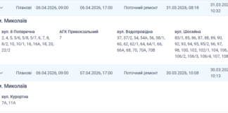 Полсотни улиц без света: в Николаеве будут проводить плановые отключения