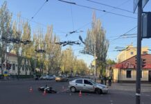 ДТП в центре Николаева: пострадал мотоциклист, – ФОТО