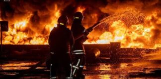 Пожар на Николаевщине: один произошел из-за падения обломков БпЛА