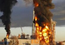 В рф Киришский НПЗ остановил переработку нефти после удара дронов — Reuters