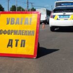 Полицейский автомобиль попал в аварию в центре Николаева