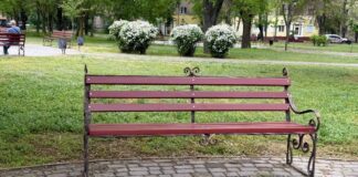 В сквере Николаева обновляют скамейки: уже отремонтировали 50, — ФОТО