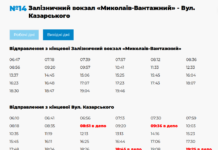 Троллейбус 14 Николаев: как и когда курсирует
