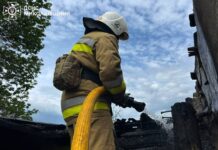 В Николаевской области вспыхнул пожар на балконе многоэтажки