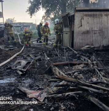 400 квадратных метров в огне: в Николаевской области спасатели боролись с масштабным пожаром, — ФОТО