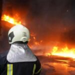 В Николаевской области обстрелы вызвали пожар