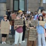 Четвертый протест в Николаеве: горожане снова вышли против отставки Михаила Федорова с должности министра обороны, — ФОТО