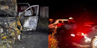 В Николаеве после ДТП вспыхнул автомобиль: двое мужчин госпитализированы, — ФОТО