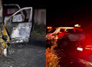В Николаеве после ДТП вспыхнул автомобиль: двое мужчин госпитализированы, — ФОТО