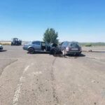 В Николаевской области столкнулись три автомобиля: один из водителей погиб, — ФОТО