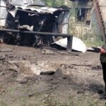Россия атаковала Очаков дронами: ранена женщина, повреждено здание и авто, — ФОТО