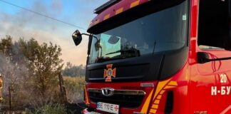 В Николаевской области мужчина получил ожоги во время пожара хозяйственного сооружения