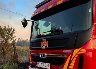 В Николаевской области мужчина получил ожоги во время пожара хозяйственного сооружения
