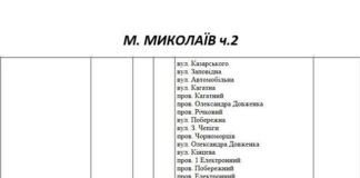 Более 70 улиц в Николаеве останутся без света