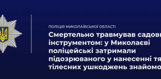 Ударил сапой во время угощения: в Николаеве задержан мужчина за убийство знакомого
