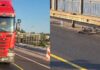 Грузовик сбил велосипедиста на мосту в Николаеве, — ФОТО
