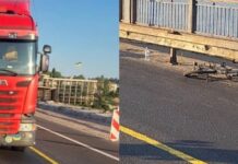 Грузовик сбил велосипедиста на мосту в Николаеве, — ФОТО