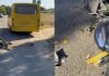 Два подростка на мотоциклах врезались в автобус под Николаевом: один в реанимации, — ФОТО