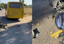 Два подростка на мотоциклах врезались в автобус под Николаевом: один в реанимации, — ФОТО
