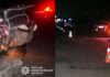 «Четыре человека в больнице: в Николаевской области столкнулись три автомобиля, — ФОТО