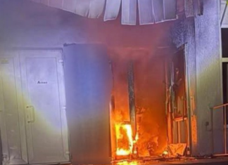Поджег помещение банка в Николаеве: полицейские оперативно задержали 21-летнего новолуния, — ФОТО