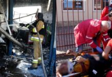 Пожар и разрушение после удара: в ГСЧС показали последствия атаки на Николаев, — ФОТО
